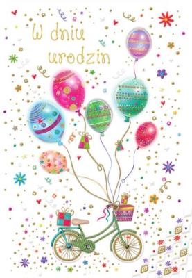 Opakowanie Kartka okolicznościowa Urodziny TS113