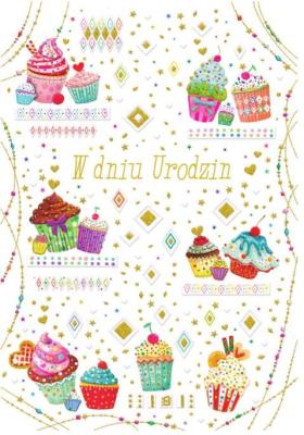 Opakowanie Kartka okolicznościowa Urodziny TS54