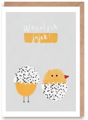 Opakowanie Kartka okolicznościowa Wesołych Jajek!, eko K165