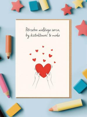 Opakowanie Kartka okolicznościowa Wielkie serce