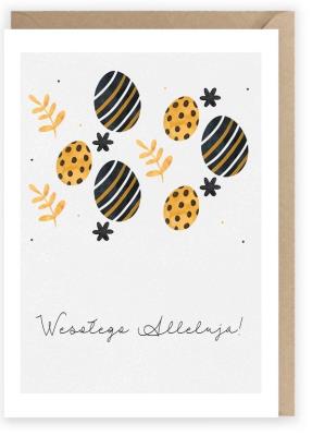 Opakowanie Kartka okolicznościowa Złoto-czarne.., eko K087