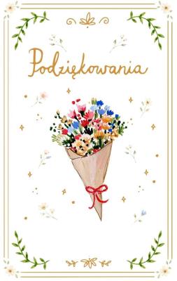 Opakowanie Kartka podziękowaniowa