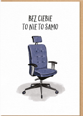 Opakowanie Kartka pożegnalna / BEZ CIEBIE TO NIE TO SAMO