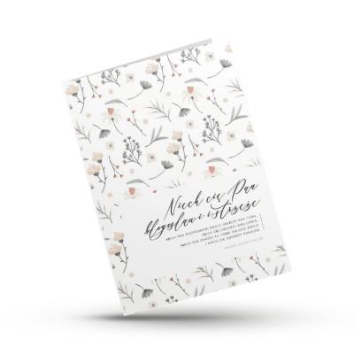 Opakowanie Kartka składana - Błogosławienstwo - kwiatuszki