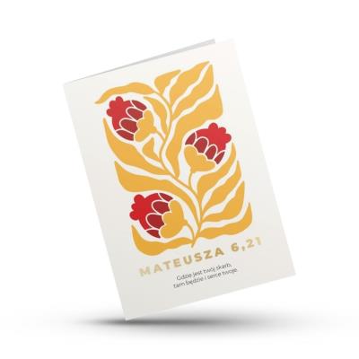 Opakowanie Kartka składana - Gdzie jest skarb - modern