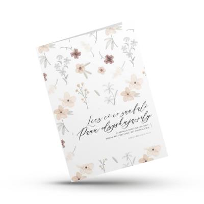 Opakowanie Kartka składana - Lecz Ci co zaufali - kwiaty