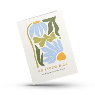 Opakowanie Kartka składana - Niech Cię Pan - modern