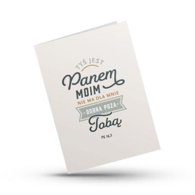 Opakowanie Kartka składana - Tyś jest Panem moim