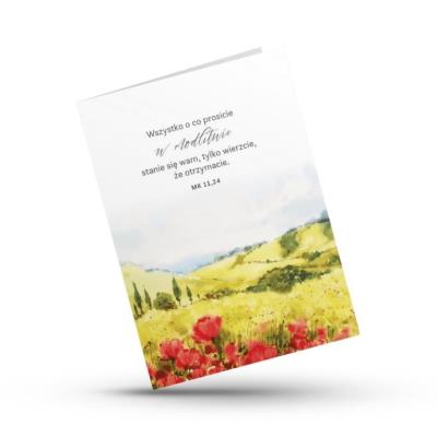 Opakowanie Kartka składana - Wszystko o co prosicie - maki