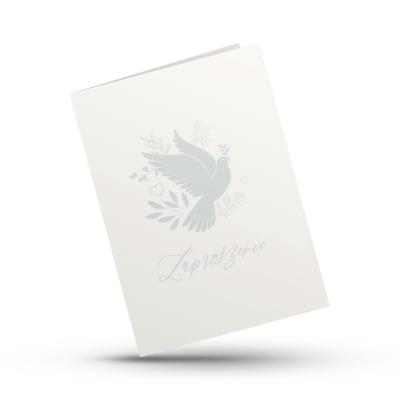 Opakowanie Kartka składana - Zaproszenie - gołąb