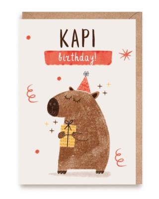 Opakowanie Kartka urodzinowa Kapibara Kapi Birthday K243