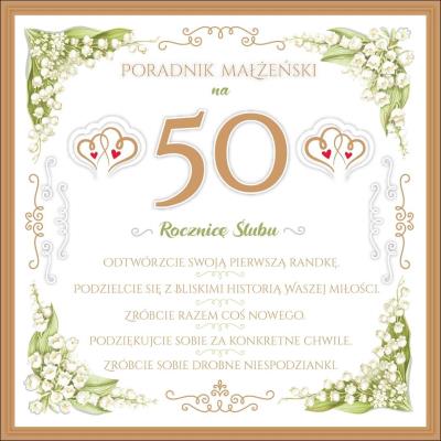 Opakowanie Kartka z okazji 50 rocznicy ślubu KWR03