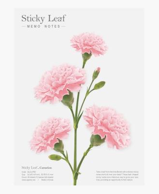 Opakowanie Kartki samoprzylepne Goździk różowy L