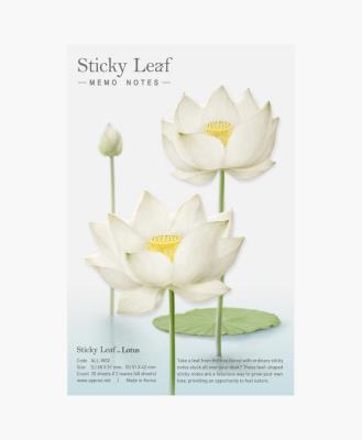 Opakowanie Kartki samoprzylepne Lotos biały M