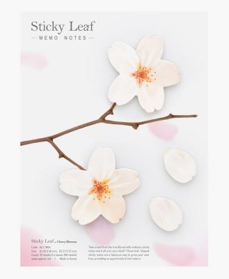 Opakowanie Kartki samoprzylepne Wiśnia biała L