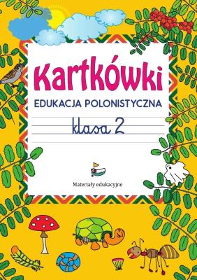 Okładka książki Kartkówki Edukacja Polonistyczna Klasa 2 w.2026