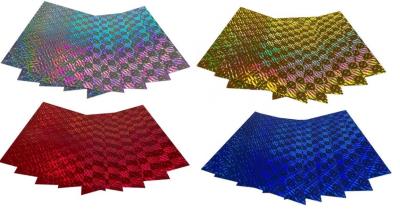 Opakowanie Karton holograficzny A4 pixel mix kolorów