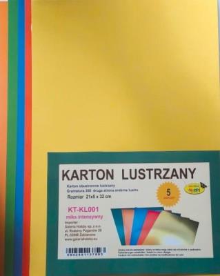Opakowanie Karton obustronnie lustrzany 350g 21,5x32cm