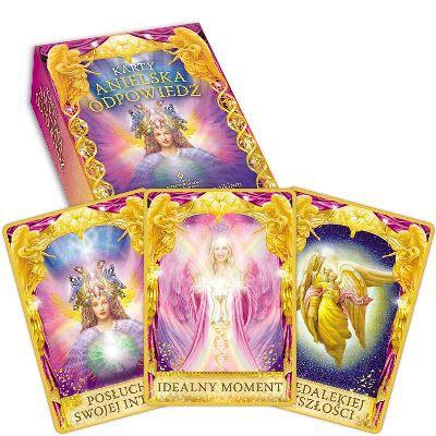 Okładka książki Karty Anielska Odpowiedź + książka w.5