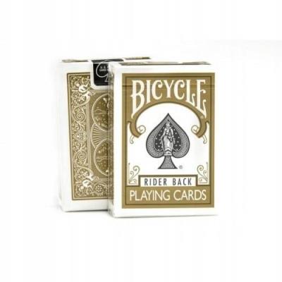 Opakowanie Karty Bicycle Rider Back Gold