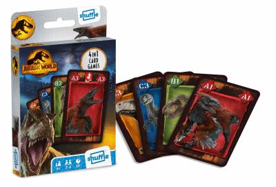 Opakowanie Karty do gry Jurassic World 4w1