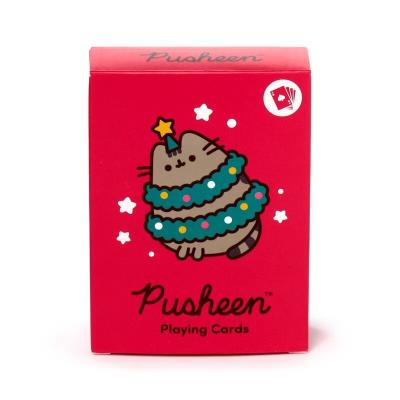 Karty do gry Świąteczny kot Pusheen XPCARD15. Wydawca: PUCKATOR EUROPEAN DISTRIBUTION CENTRE. SmakLiter.pl Opakowanie Karty do gry Świąteczny kot Pusheen XPCARD15