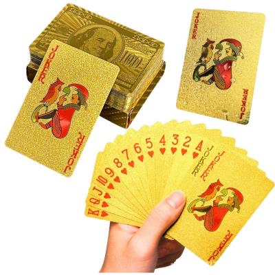 Opakowanie Karty eleganckie banknot dolar złote talia