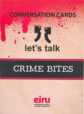 Okładka książki Karty Konwersacyjne. Let's talk Crime bites