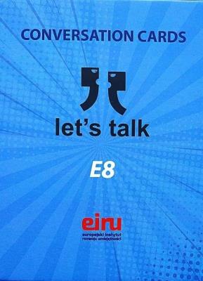 Okładka książki Karty Konwersacyjne. Let's talk E8
