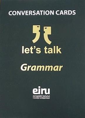 Okładka książki Karty Konwersacyjne. Let's talk Grammar