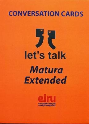 Okładka książki Karty Konwersacyjne. Let's talk Matura Extended