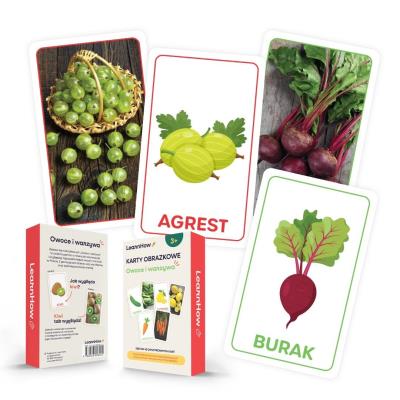 Opakowanie Karty obrazkowe - Owoce i warzywa