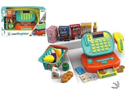 Kasa sklepowa na baterie z akcesoriami światło.... Wydawca: ADAR. SmakLiter.pl Opakowanie Kasa sklepowa na baterie z akcesoriami światło...