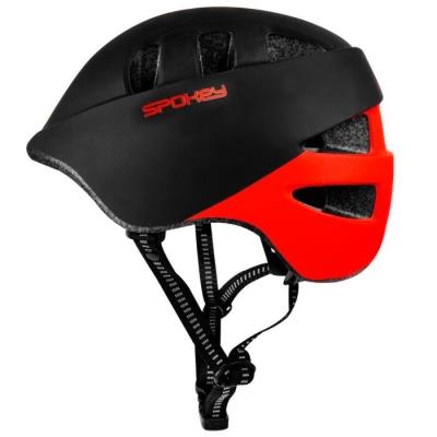 Kask rowerowy Cherub S/48-52cm czarno-czerwony. Wydawca: Spokey. SmakLiter.pl Opakowanie Kask rowerowy Cherub S/48-52cm czarno-czerwony