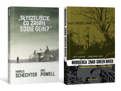 Okładka książki KBOOM CRIME - Pakiet Słyszeliście, co zrobił Eddie Gein? + Morderca znad Green River