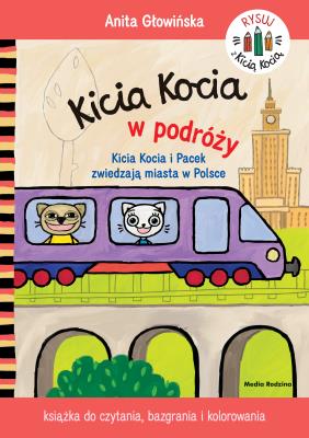 Okładka książki Kicia Kocia w podróży. Kolorowanka