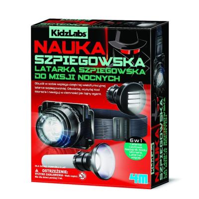 Opakowanie Kidzlabs Latarka szpiegowska do misji nocnych