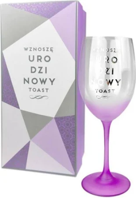 Kieliszek Pastelove Urodziny Toast. Wydawca: PAN DRAGON. SmakLiter.pl Opakowanie Kieliszek Pastelove Urodziny Toast