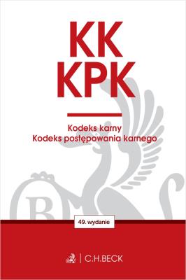Okładka książki KK. KPK. Kodeks karny. Kodeks postępowania karnego. Edycja Prokuratorska wyd. 49