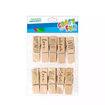 Opakowanie Klamerki drewniane 10szt