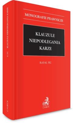 Okładka książki Klauzule niepodlegania karze