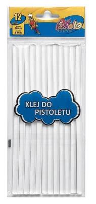 Klej do pistoletu 7,4mmx20cm 12szt. Wydawca: Alfa Pastello. SmakLiter.pl Opakowanie Klej do pistoletu 7,4mmx20cm 12szt