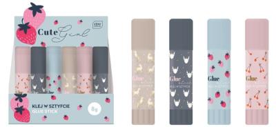 Opakowanie Klej w sztyfcie 8g Cute Girl (24szt)