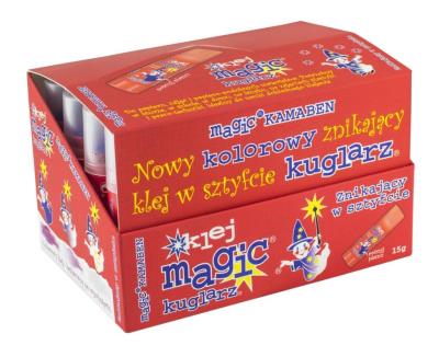 Opakowanie Klej w sztyfcie Magic Kuglarz 15g (24szt) KAMABEN