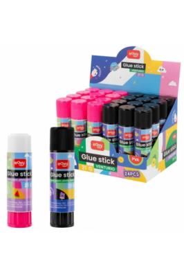 Klej w sztyfcie PVA 21g mix (24szt) EASY. Wydawca: Easy Stationery. SmakLiter.pl Opakowanie Klej w sztyfcie PVA 21g mix (24szt) EASY