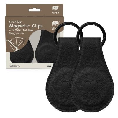 Opakowanie Klipsy magnetyczne do wózka czarne 2szt
