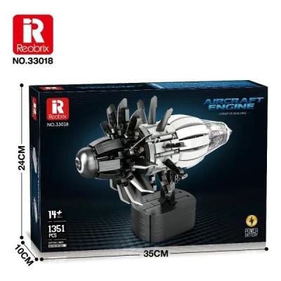 Opakowanie Klocki Aircraft Engine 1351el