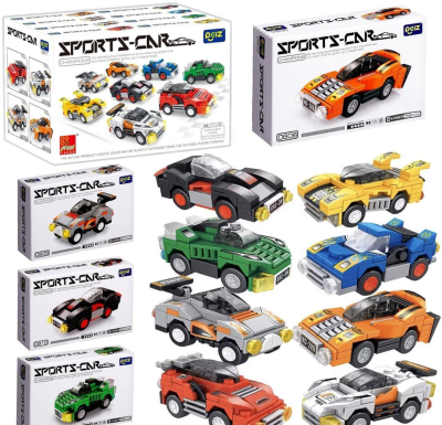 Opakowanie Klocki auto 55el MIX