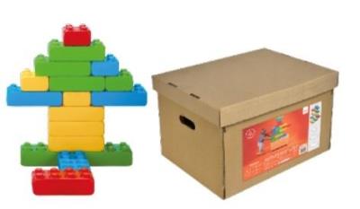 Opakowanie Klocki budownane cegły 16 elementów