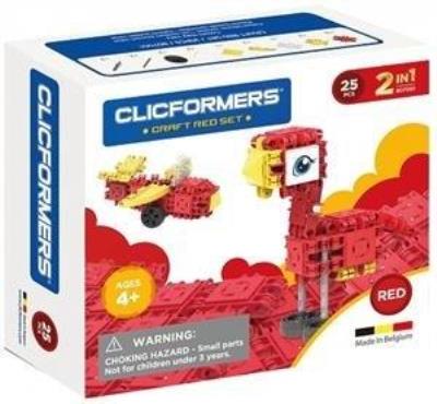 Zdjęcie produktu Klocki Clicformers Craft Set Red 25 el.